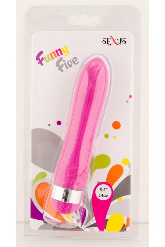 Sexus Funny Five Вибратор, 14 см, фиолетовый
