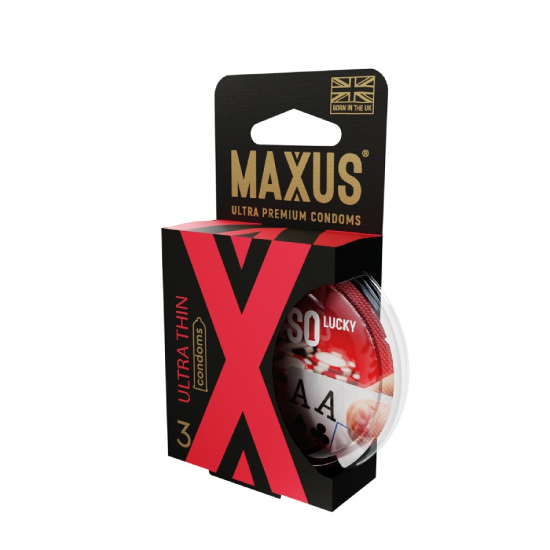 Презервативы MAXUS AIR Ultra thin №3  X-Edition