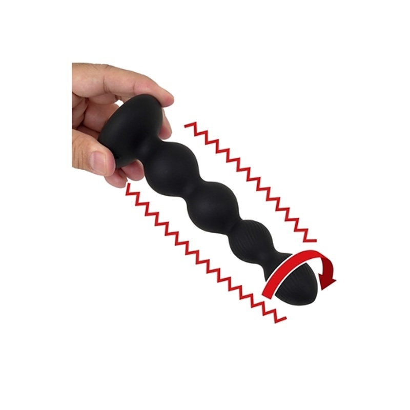 Анальная вибровтулка Nexus Tornado Beaded Probe