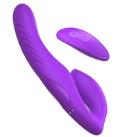 Безремневой вибрострапон с пультом ДУ Fantasy For Her Her Ultimate Strapless Strap-On