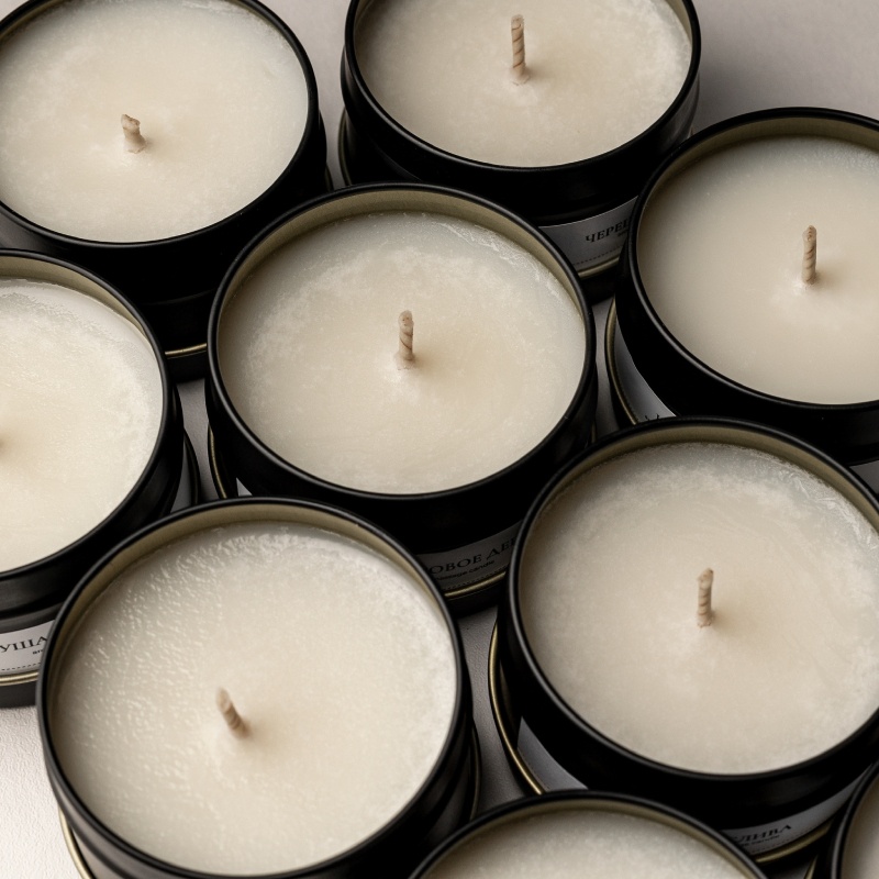 Свеча Кожа и Сандал