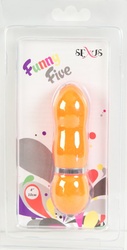Sexus Funny Five Мини-вибратор, 10 см, оранж