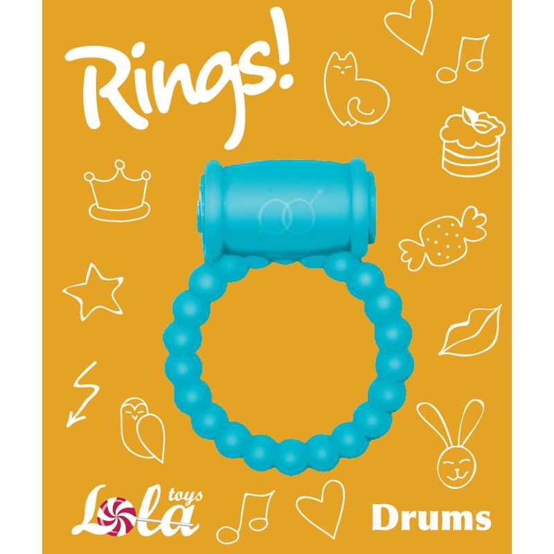 Эрекционное кольцо Rings Drums sky blue