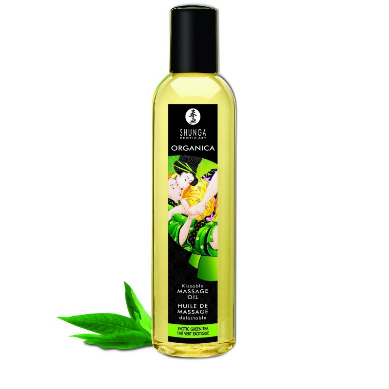 Массажное масло Shunga Organica Exotic Green Tea