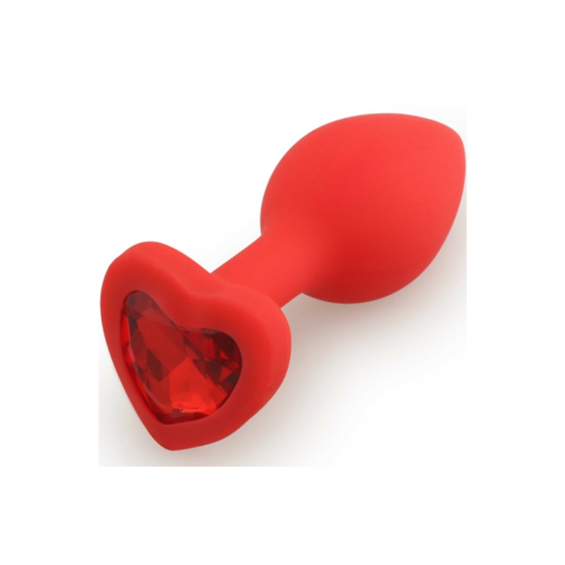 Анальная пробка Runyu Butt Plug Heart Shape Red
