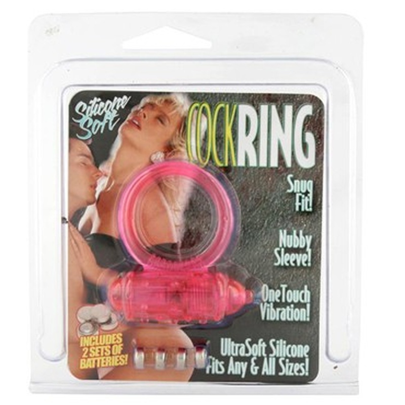 Seven Creations Cockring Silicon, розовое
