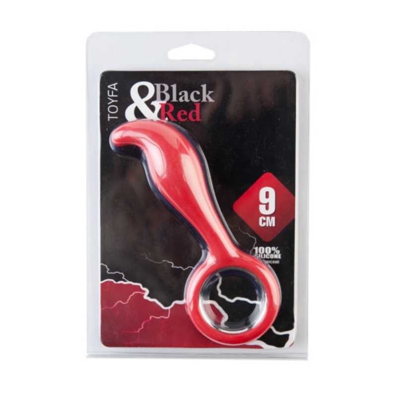 Стимулятор простаты TOYFA Black&Red