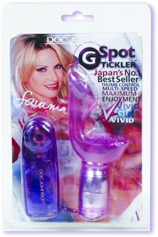 Doc Johnson Вибро-стимулятор Vivid G-Spot Tickler Savanna